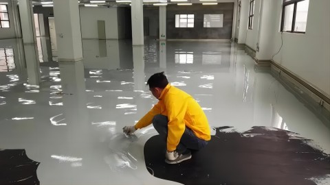 青岛防腐防静电地坪,防腐防静电自流平地坪